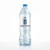 Blue 1.5L water bottle with custom branding for events