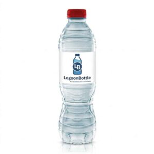 personalized branded 500ml water bottles red cap for events