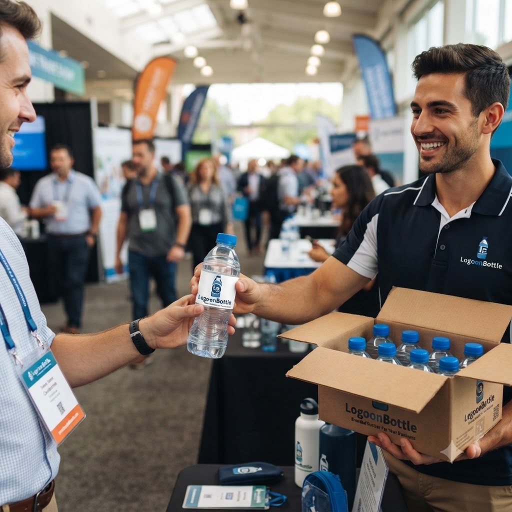 Logoonbottle Branded water for events