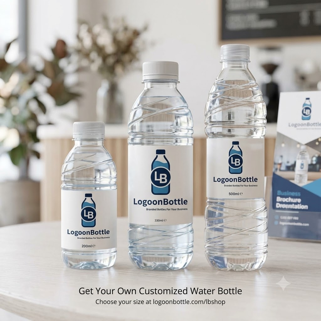 logoonbottle customized water bottle