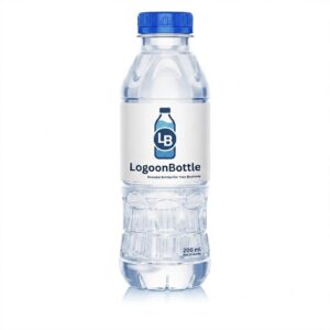 Customized plastic water bottles for business events
